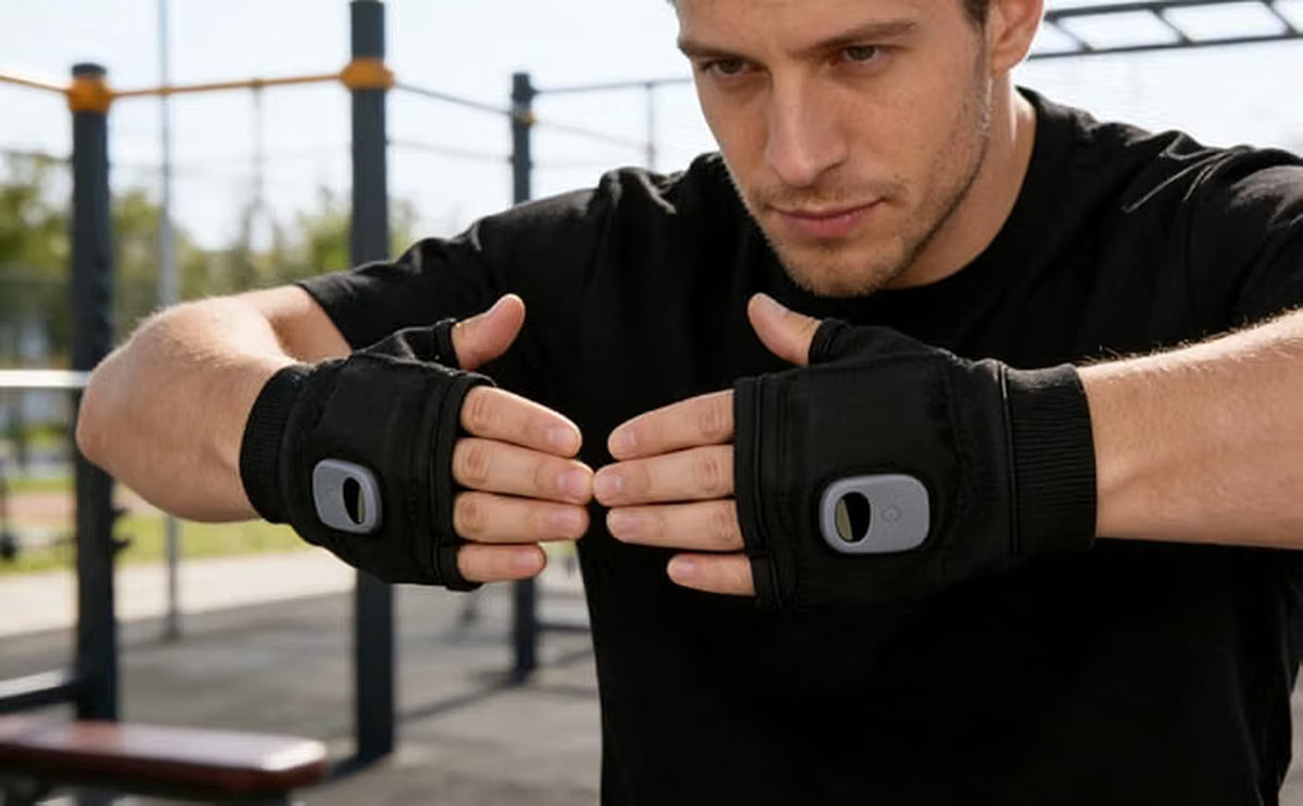 Rechargeable Heated Fingerless Gloves, USB Electric Gloves with 3 Heat Settings & 2000Mah Battery