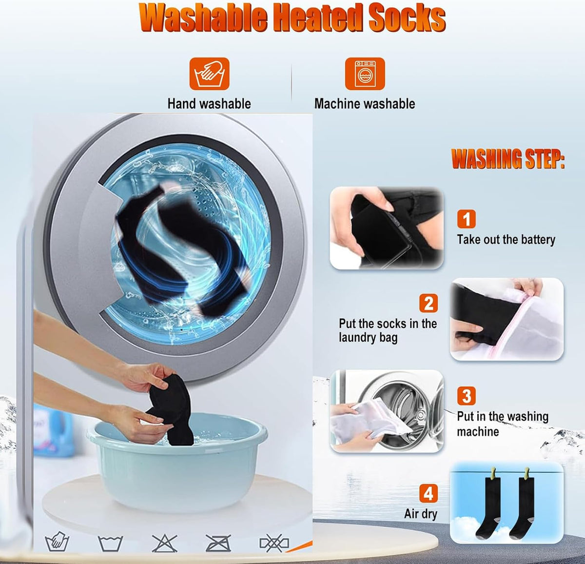 Smart Heated Socks for Men and Women with App Control – Rechargeable 8500mAh Electric Warm Socks, Washable and Ideal for Outdoor Activities, Skiing, Hunting, Cycling, and Camping – Perfect Holiday Gift