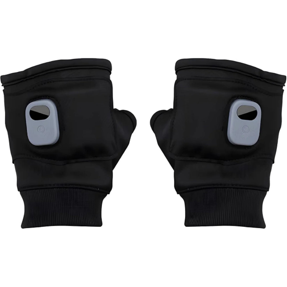 Rechargeable Heated Fingerless Gloves, USB Electric Gloves with 3 Heat Settings & 2000Mah Battery